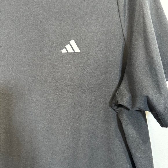 Adidas Black Aeroready training workout minimal tee 1X - Picture 5 of 11